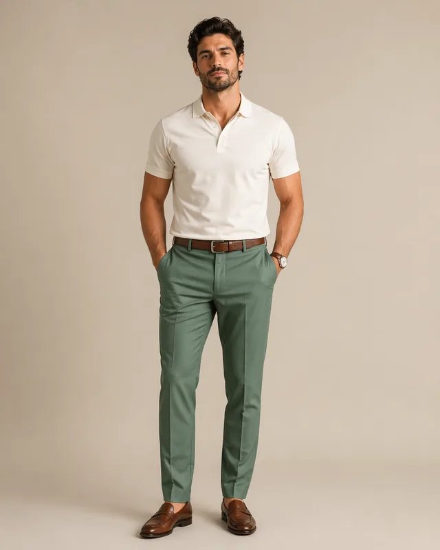 Мужской образ в палитре eucalyptus