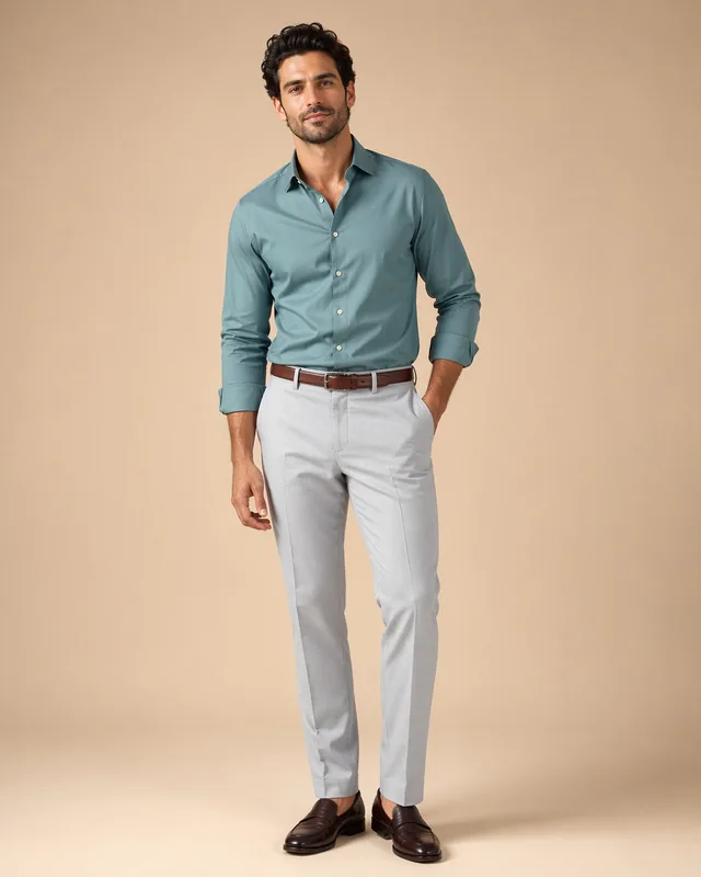 Мужской образ в палитре silver